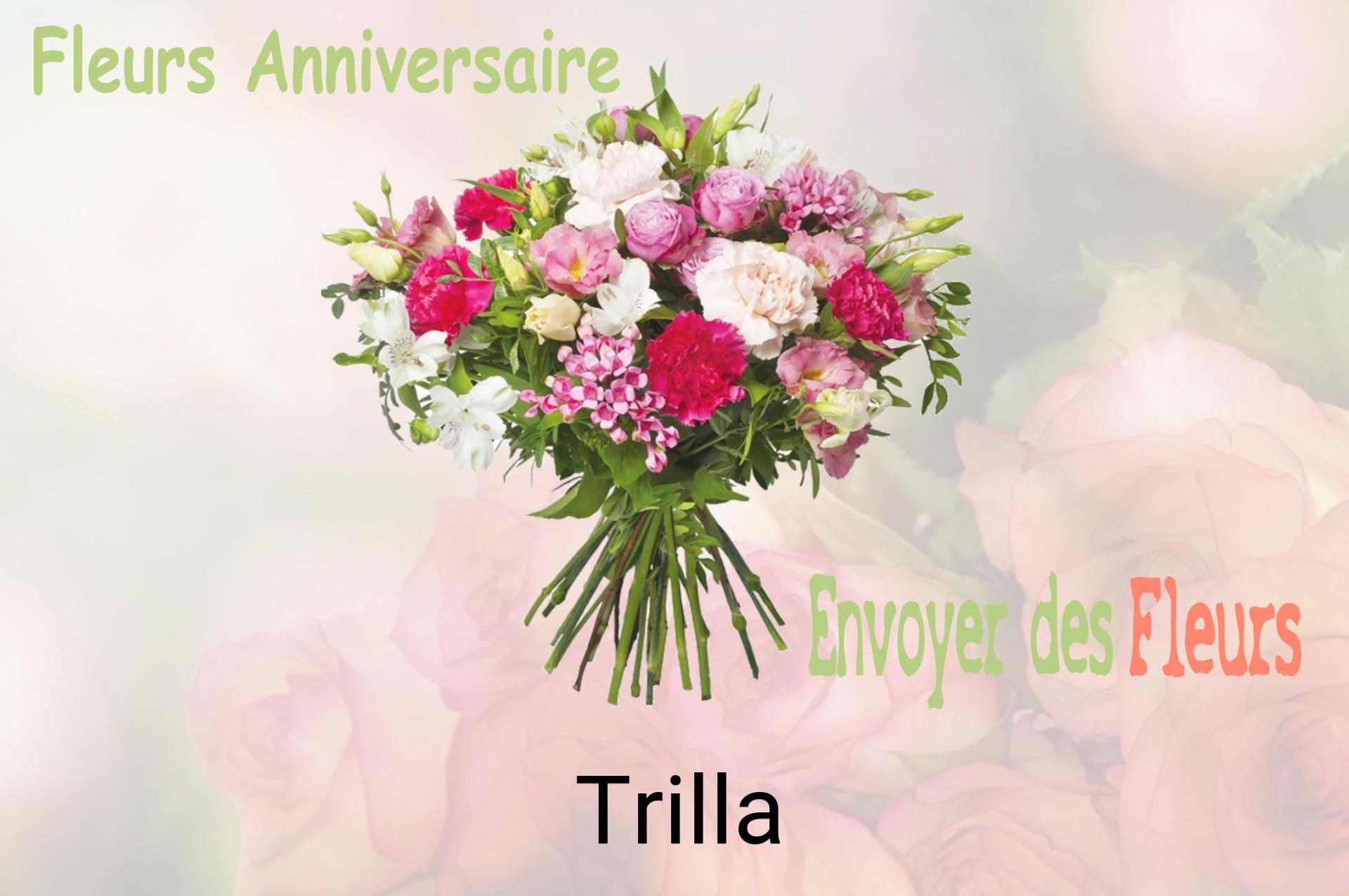 Bouquet de fleurs d’anniversaire livré à Trilla
